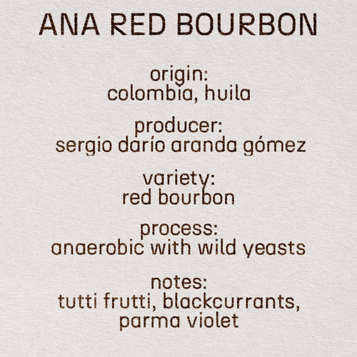ana red bourbon
