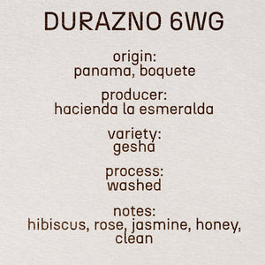 HLE Durazno 6WG