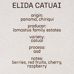 Elida Estate Catuai