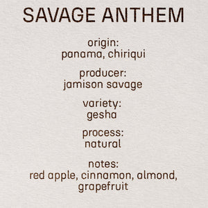 savage - anthem