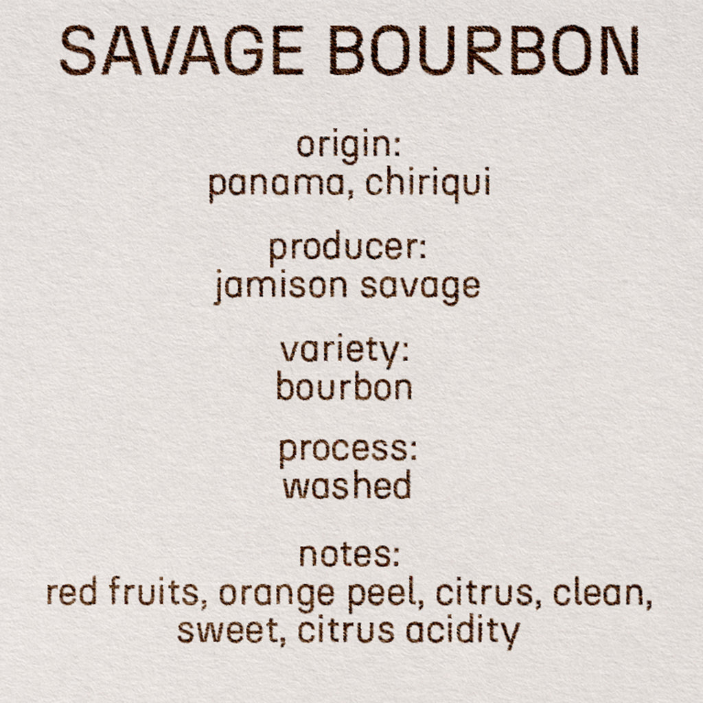 savage - bourbon