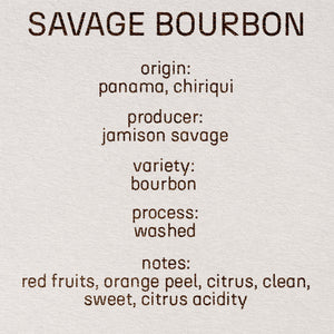 savage - bourbon