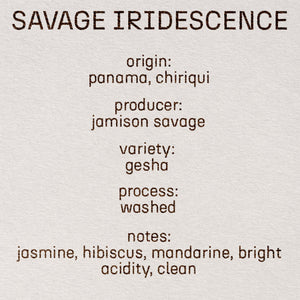 savage - iridescence