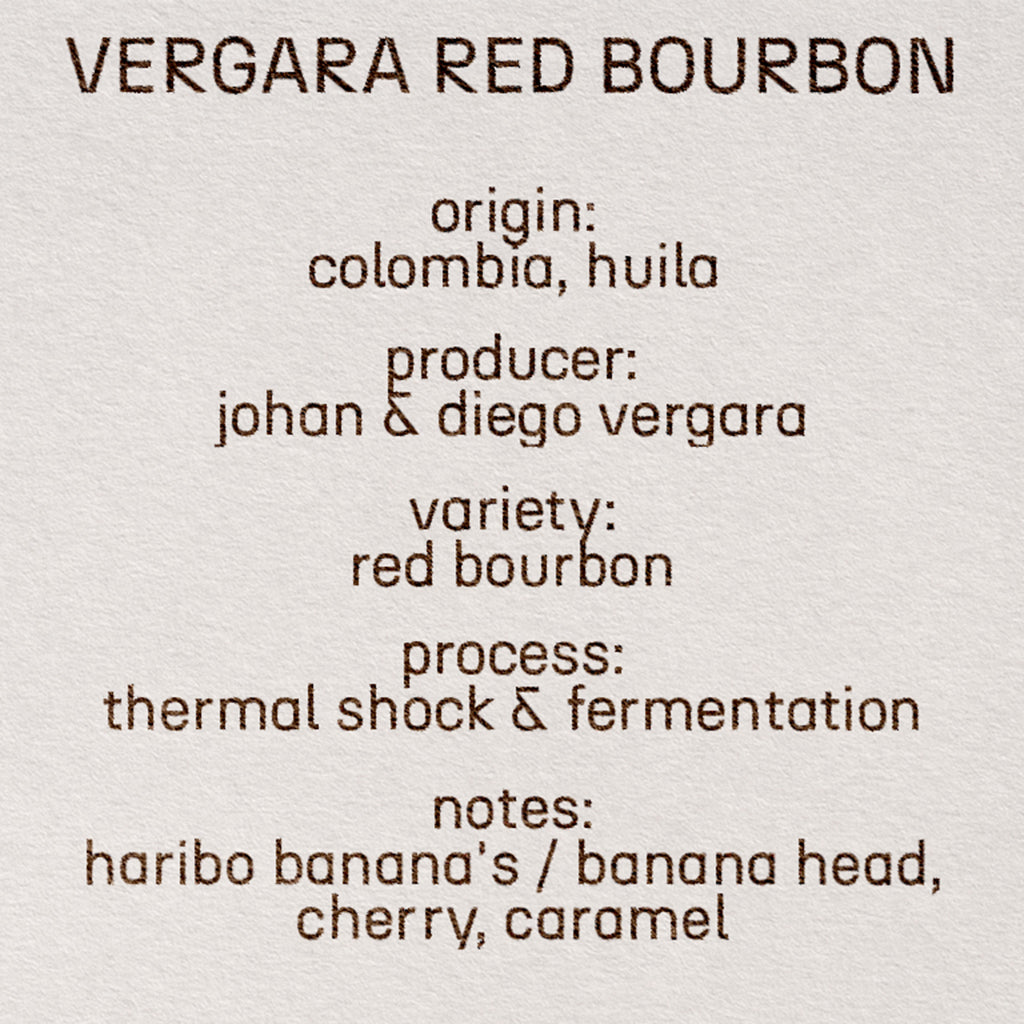 vergara red bourbon